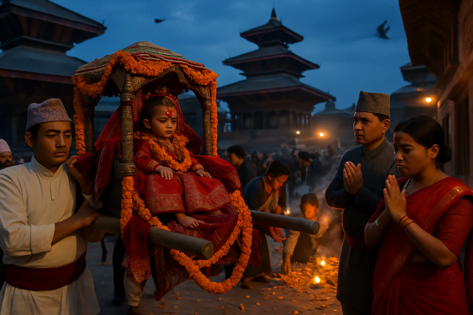 Imagen de la publicación: Nepal elige a una niña de 2 años como nueva diosa viviente Kumari en Katmandú