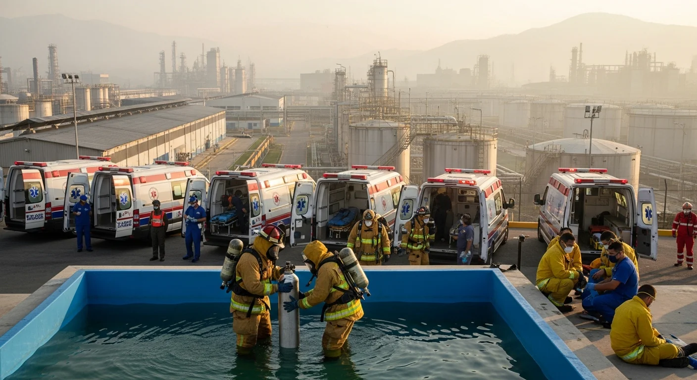 Imagen de la publicación: Fuga de gas cloro en Mosquera: 37 afectados y más de 400 evacuados en zona industrial