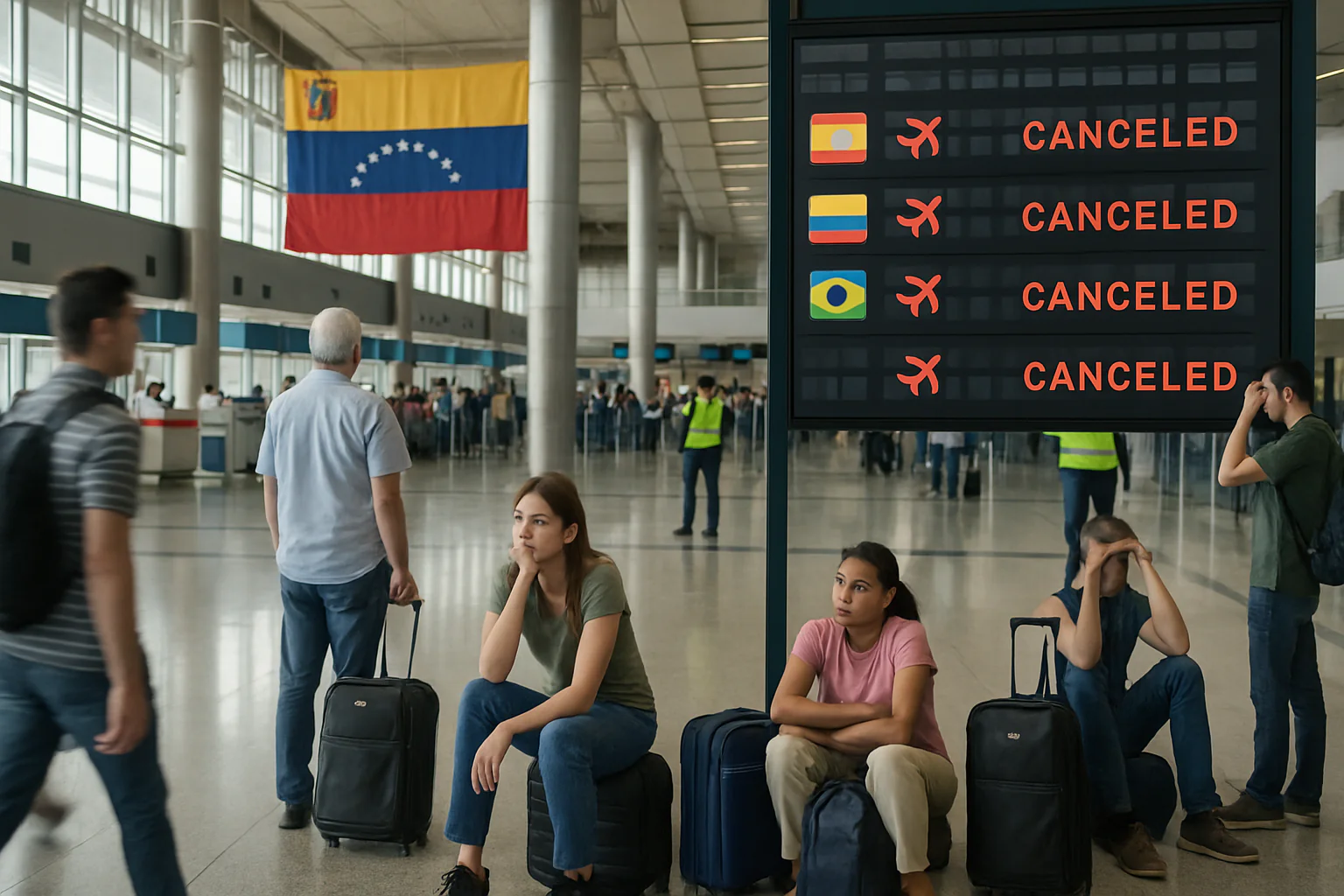 Imagen de la publicación: Once aerolíneas ya han suspendido vuelos con Venezuela por la escalada militar en el Caribe