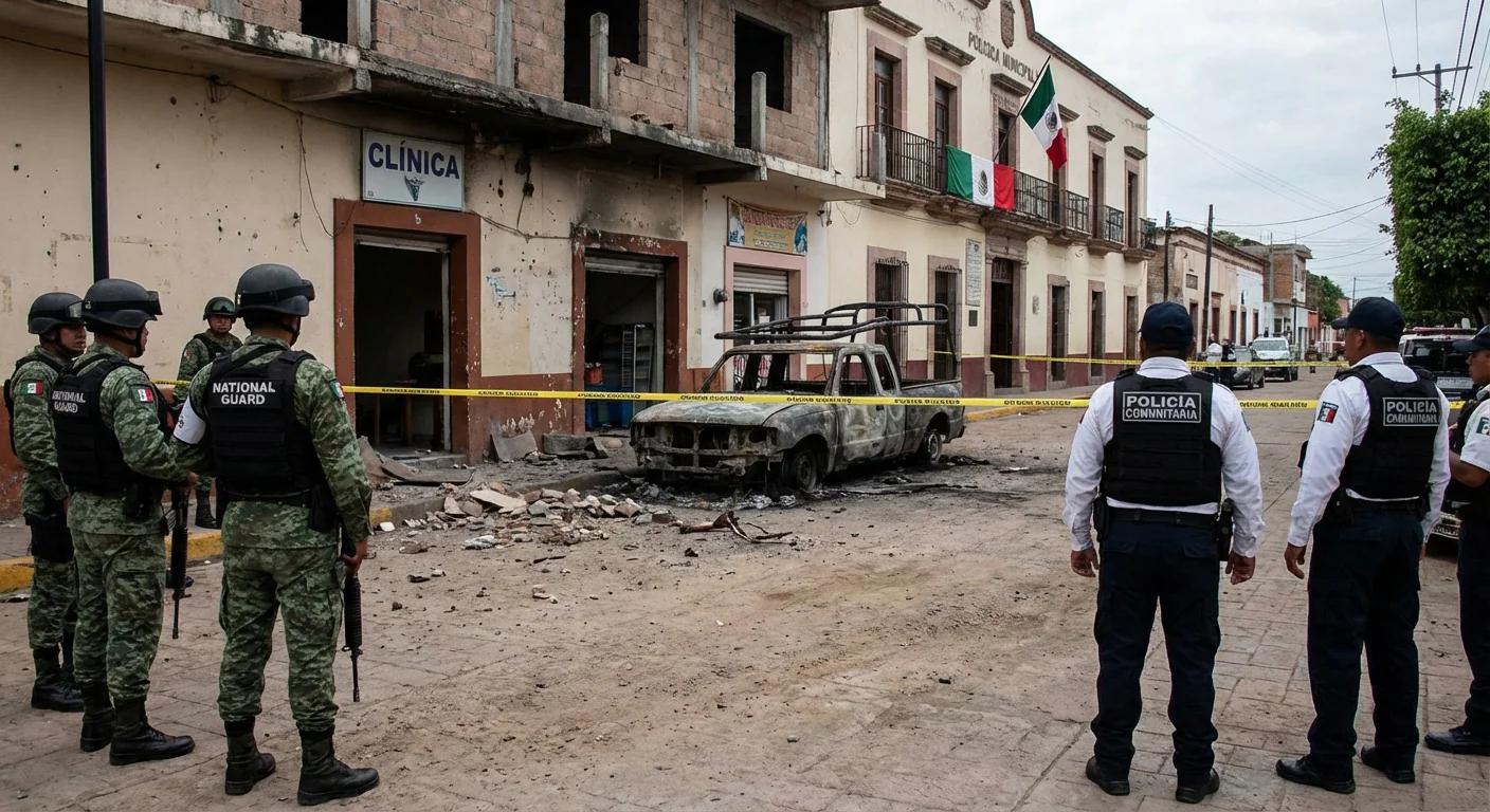 Imagen de la publicación: Coche bomba en Coahuayana: un ataque que expone la guerra de explosivos en Michoacán
