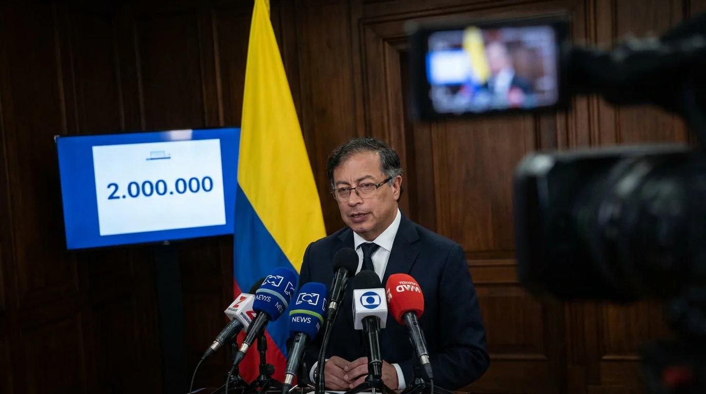 Imagen de la publicación: Petro fija salario mínimo de 2026 en $2 millones y desata pulso entre Gobierno y gremios