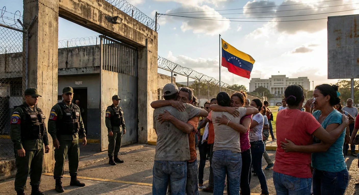 Imagen de la publicación: Venezuela libera a una minoría de presos políticos mientras Trump ata gestos a petróleo y embajada