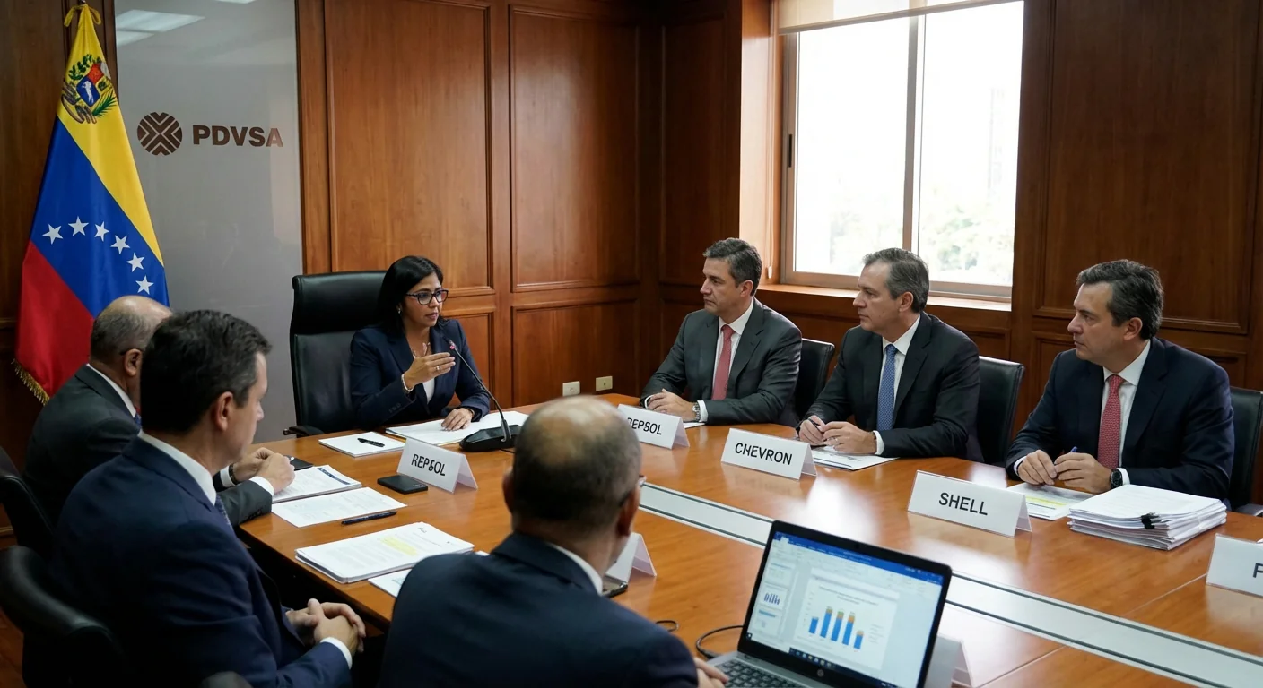 Imagen de la publicación: Venezuela abre su petróleo a Repsol, Chevron y Shell: la arriesgada apuesta de Delcy Rodríguez