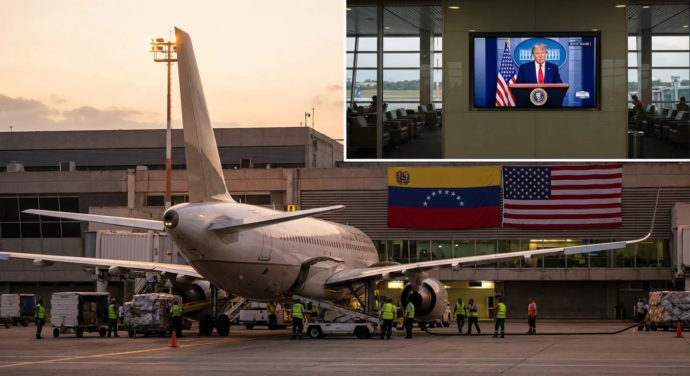 Imagen de la publicación: Trump ordena reabrir el espacio aéreo con Venezuela y acelera el deshielo con Caracas