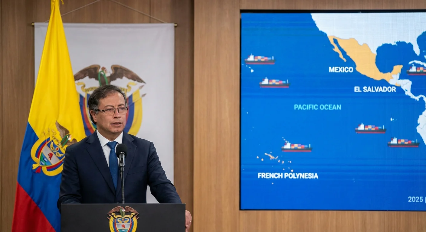 Imagen de la publicación: Petro se atribuye la “mayor incautación de cocaína de la historia” y choca con versiones de México, El Salvador y Francia