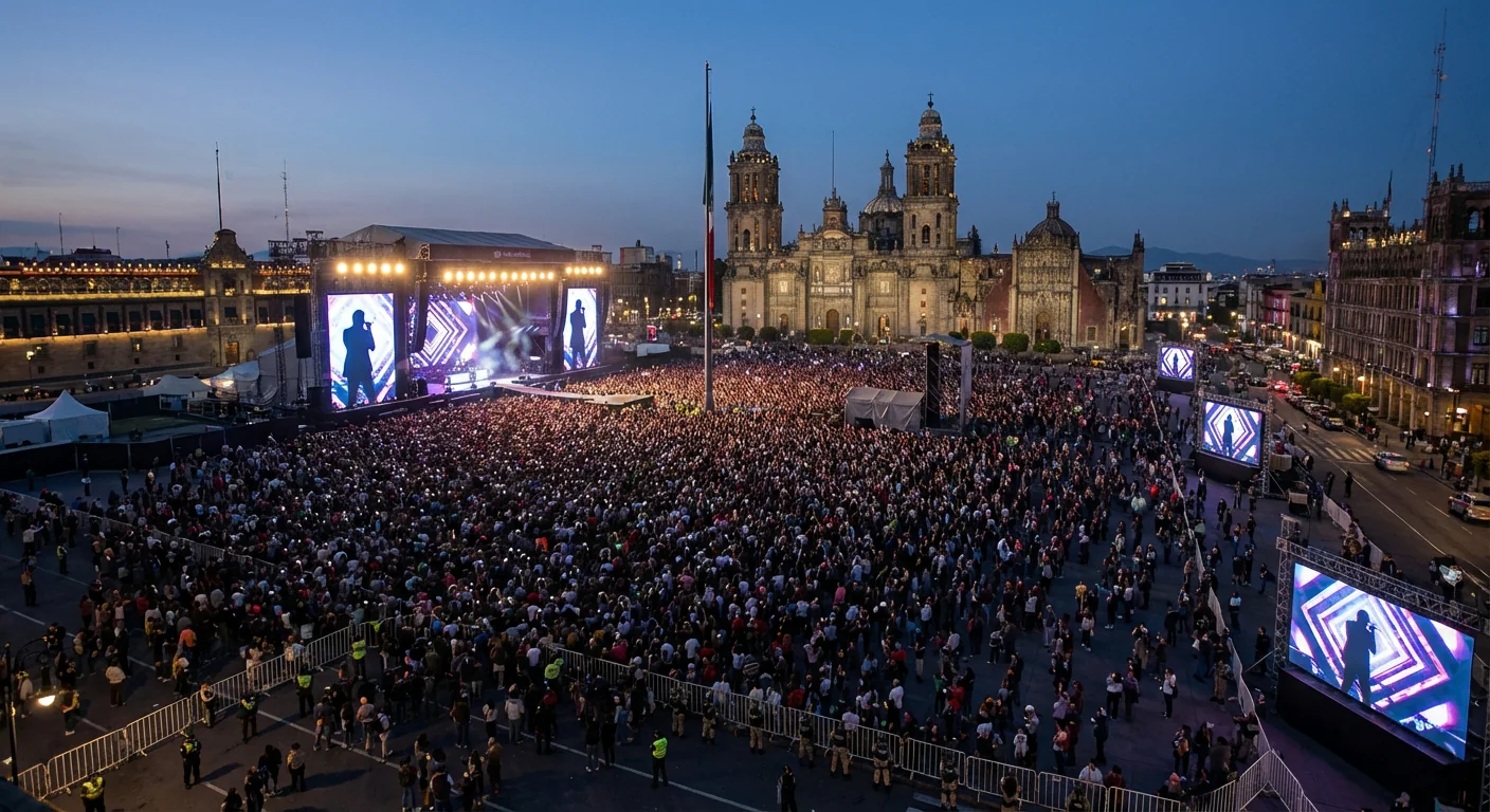 Imagen de la publicación: Shakira toma el Zócalo: megaoperativo y derrama récord para la Ciudad de México