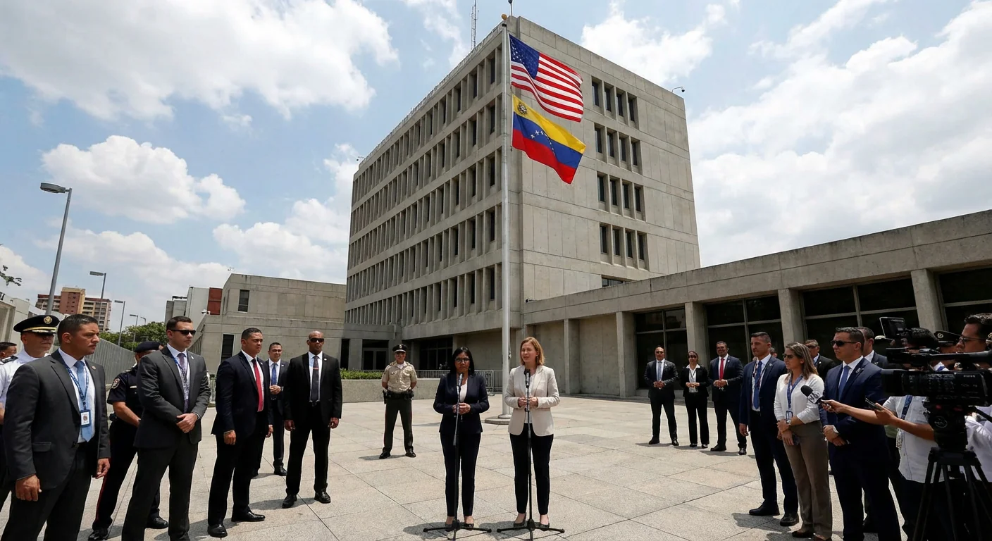 Imagen de la publicación: EE UU reactiva formalmente su embajada en Caracas y redefine su relación con el gobierno de Delcy Rodríguez