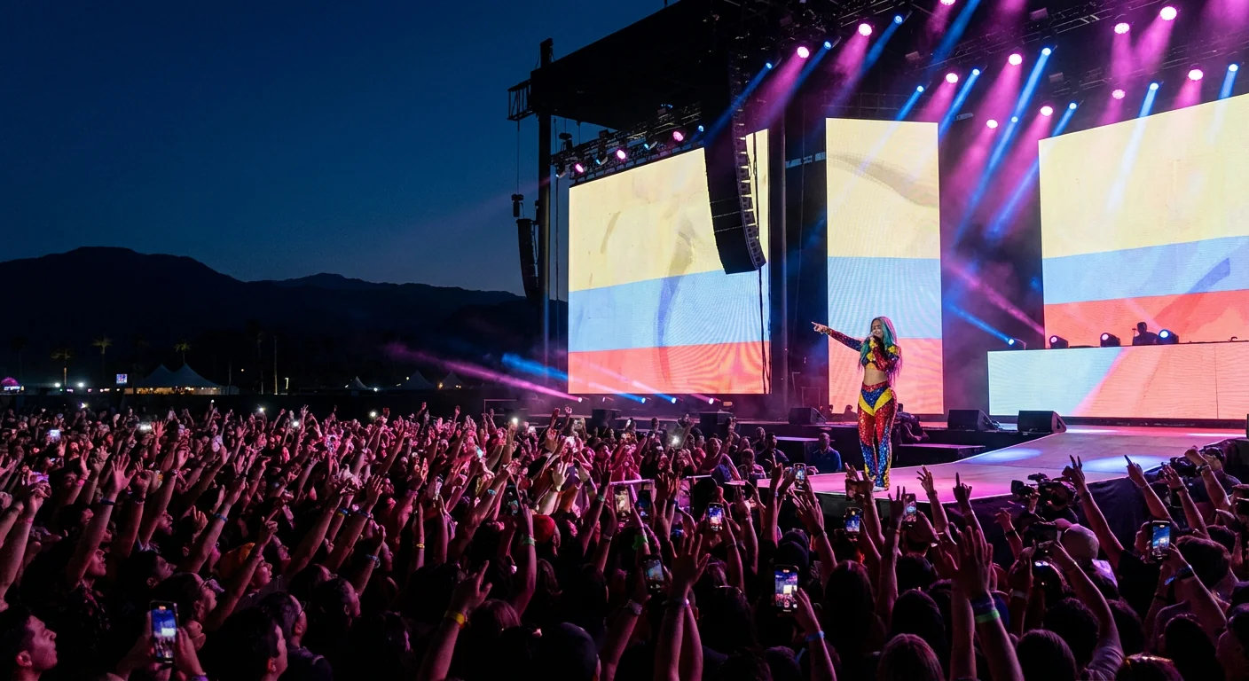 Imagen de la publicación: Karol G hace historia en Coachella 2026 como primera latina en cerrar el festival