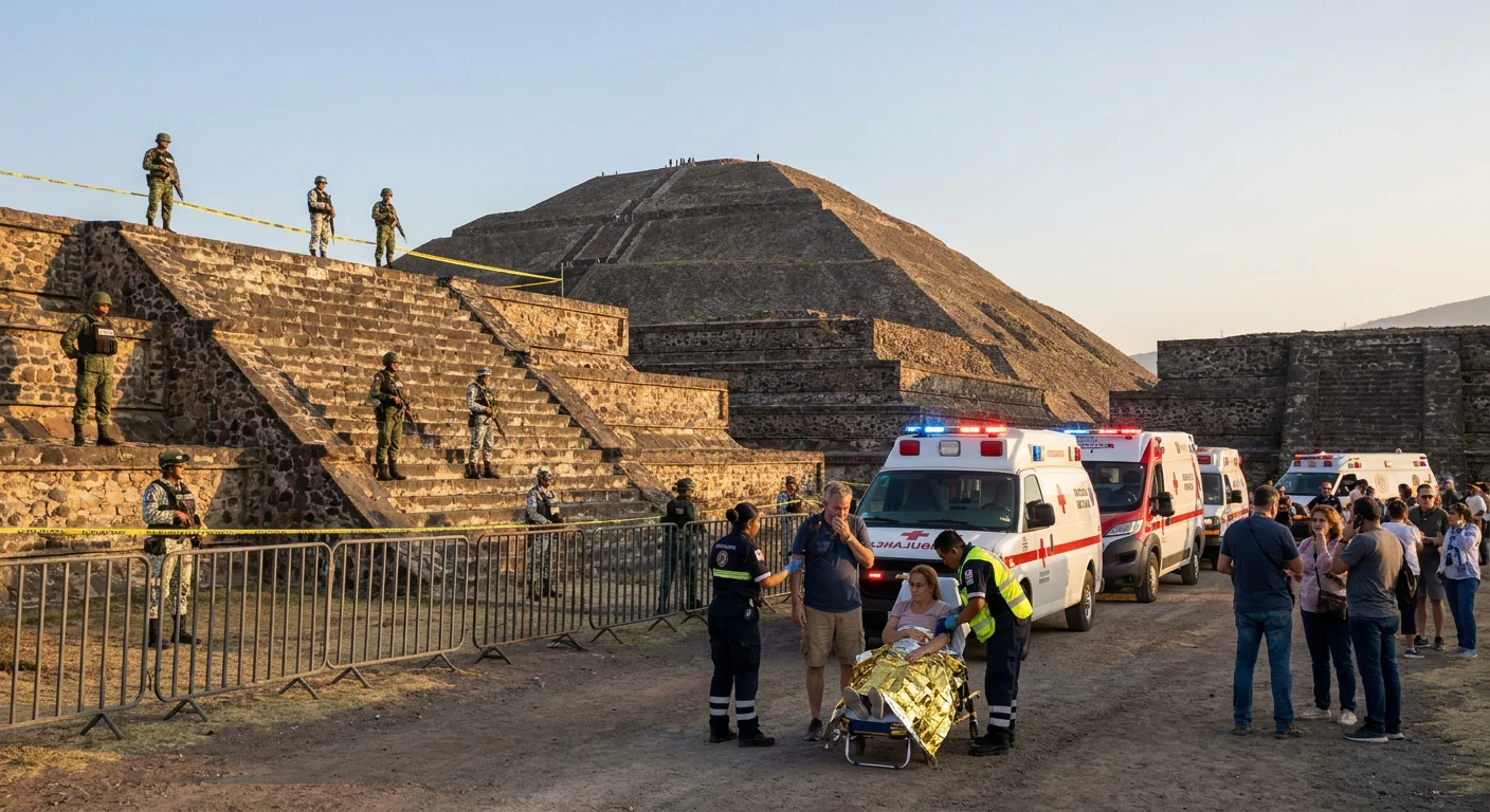 Imagen de la publicación: Tiroteo en Teotihuacán sacude al turismo internacional y reabre debate sobre seguridad